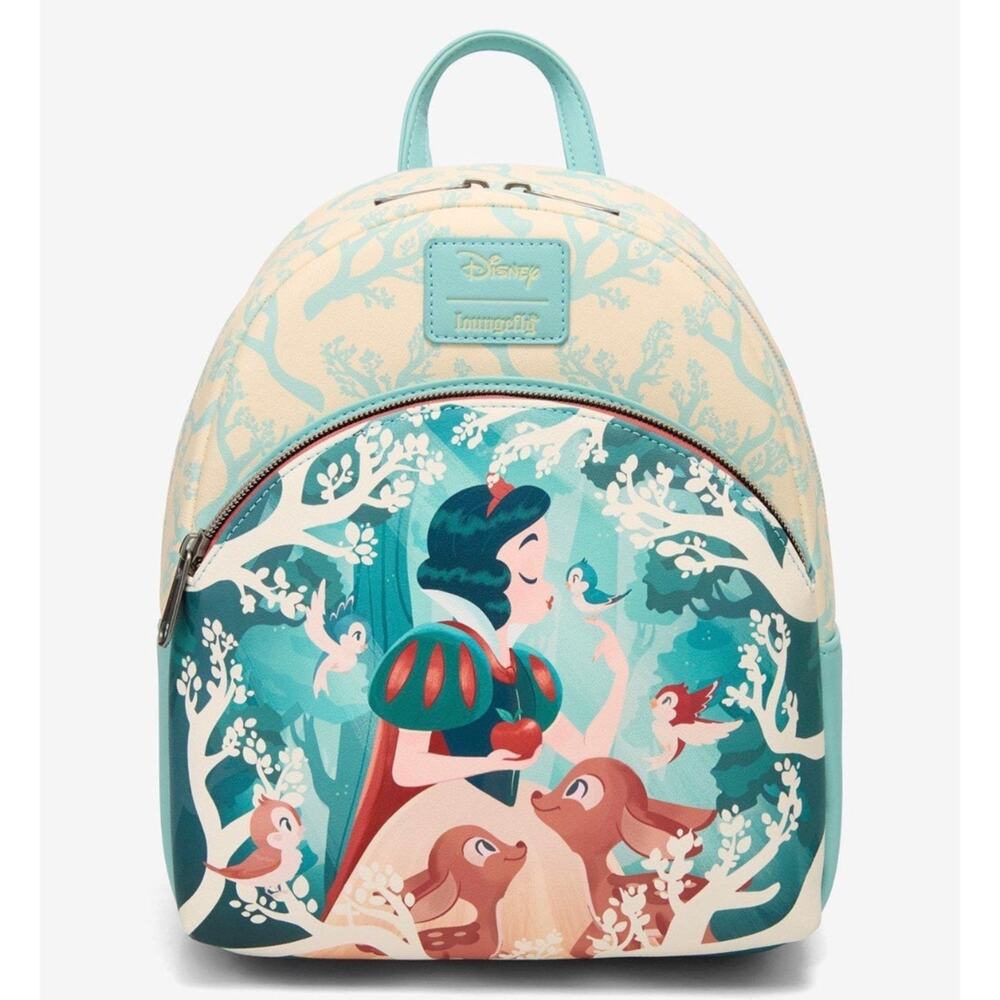 Loungefly Disney Snow White Forest Animals mini Backpack NWT
